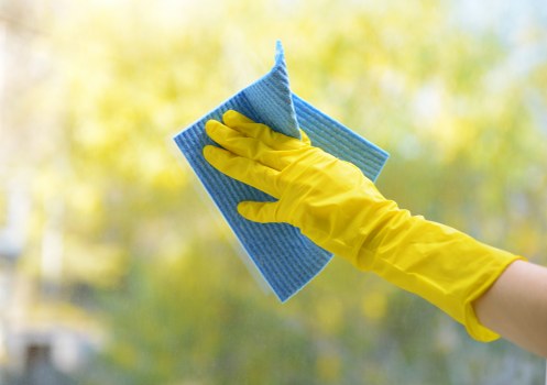 Residential carpet cleaning with attention to safe handling and drying