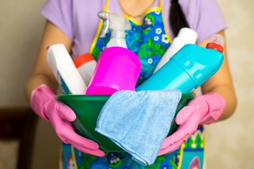 Professional carpet cleaning equipment in a Whetstone business interior